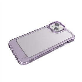 Bjaurus guminis UMODEL dėklas iPhone 15 6,1 colio skaidriai violetinis