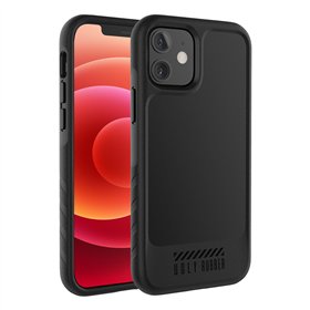 Bjaurus guminis L formos dėklas, skirtas „iPhone 13 Pro 6,1“ (juodas)