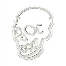 Неоновый светодиодный светильник PLEXI LED SKULL белый FPNE07X Forever Light