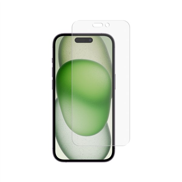 Vmax karkaistu lasi 0,33 mm kirkas lasi iPhone 15 Plus 6,7 tuumalle mattapintainen