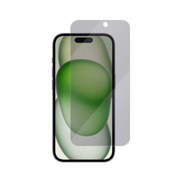 „Vmax“ grūdintas stiklas, 0,33 mm, 2,5D, itin skaidrus, privatumo suteikiantis stiklas, skirtas „iPhone 15 Plus 6,7“