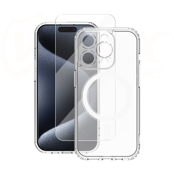 Vmax set Mag case + glass 2,5D premium для iPhone 12 Pro 6,1"