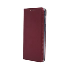 Smart Magnetic case for Motorola Moto G54 5G / G54 5G Power Edition burgundy
