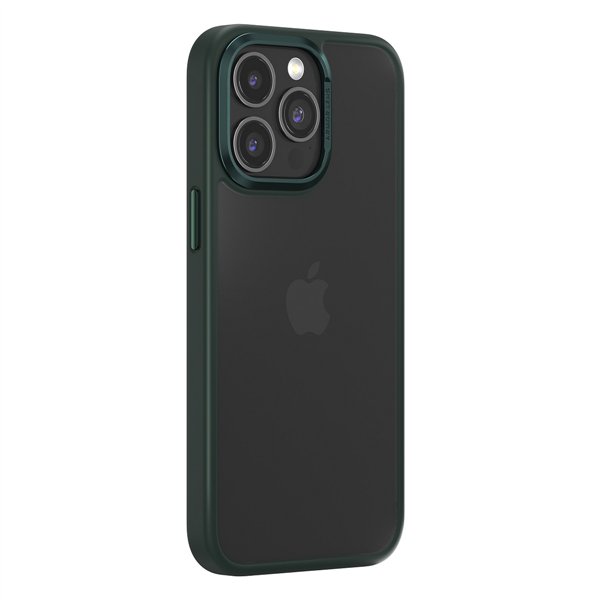 „Comma“ dėklas „Joy Elegant“, skirtas „iPhone 15 Plus“, tamsiai žalias
