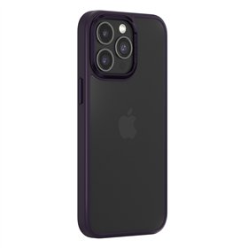 „Comma“ dėklas „Joy Elegant“, skirtas „iPhone 15 Pro Max“, tamsiai violetinis