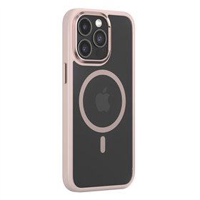 Komata maciņš Joy Elegant Mag iPhone 15 rozā