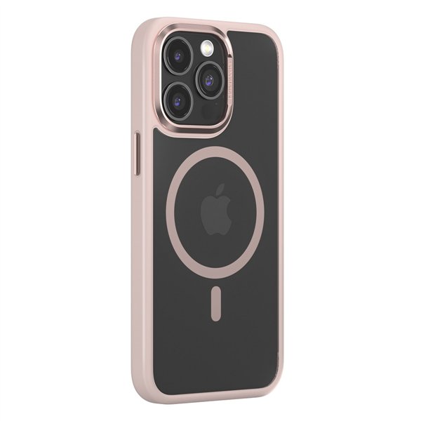 Komata maciņš Joy Elegant Mag iPhone 15 rozā