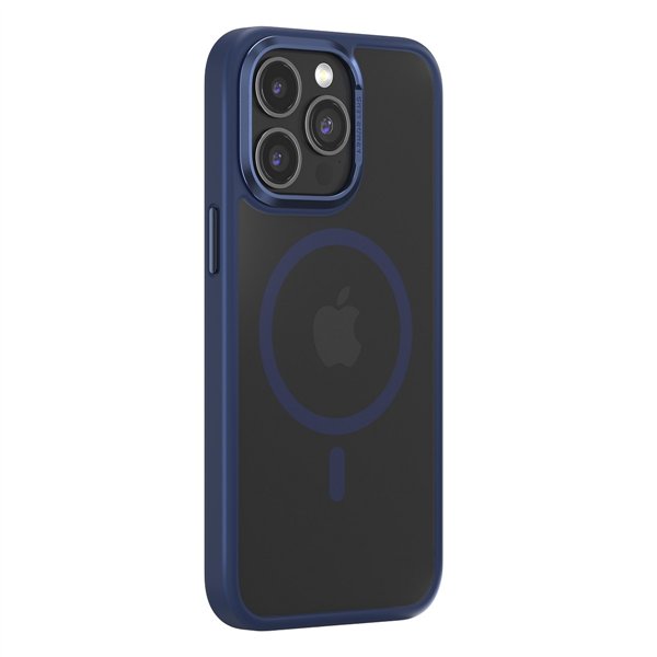 Comma case Joy Elegant Mag for iPhone 15 Plus blue