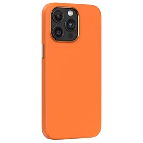 Commat maciņš Nature Mag iPhone 15 Plus oranžs