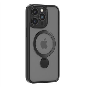 „Comma“ dėklas „Joy Shark Mag“, skirtas „iPhone 15 Pro Max“, juodas