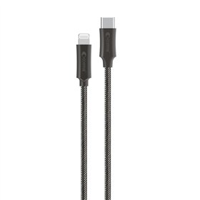 Comma-kaapeli Jub MFi USB-C - Lightning 3A 1,5m harmaa