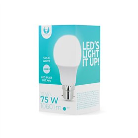 LED lemputė B22 A60 10W 230V 6000K 1060lm „Forever Light“