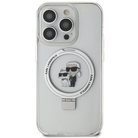 Karl Lagerfeld case for iPhone 11 6,1&quot KLHMN61HMRSKCH white HC Magsafe Ringstand KC