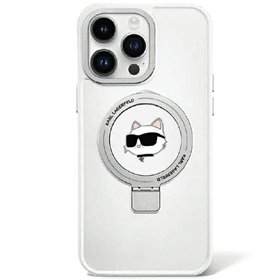 Karl Lagerfeld case for iPhone 15 Pro 6,1&quot KLHMP15LHMRSCHH white HC Magsafe Ringstand CH