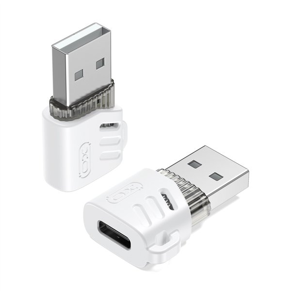 XO-sovitin NB256D USB-C - USB valkoinen