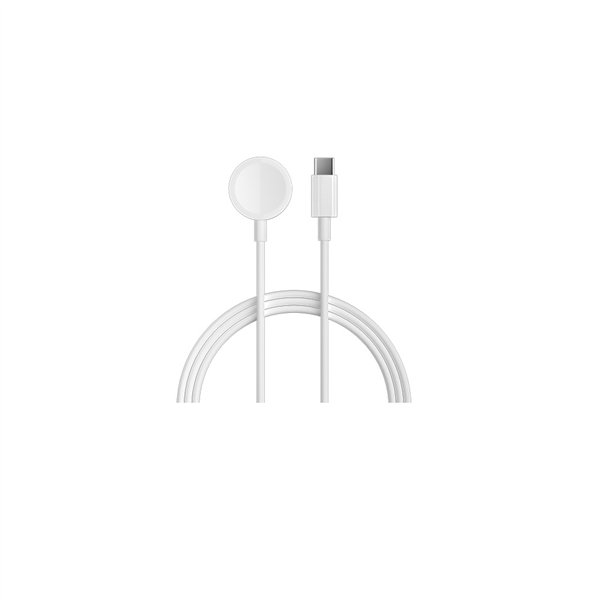 Devia induktiivinen magneettinen laturi Kintone USB-C 1,0 m valkoinen Apple Watchille