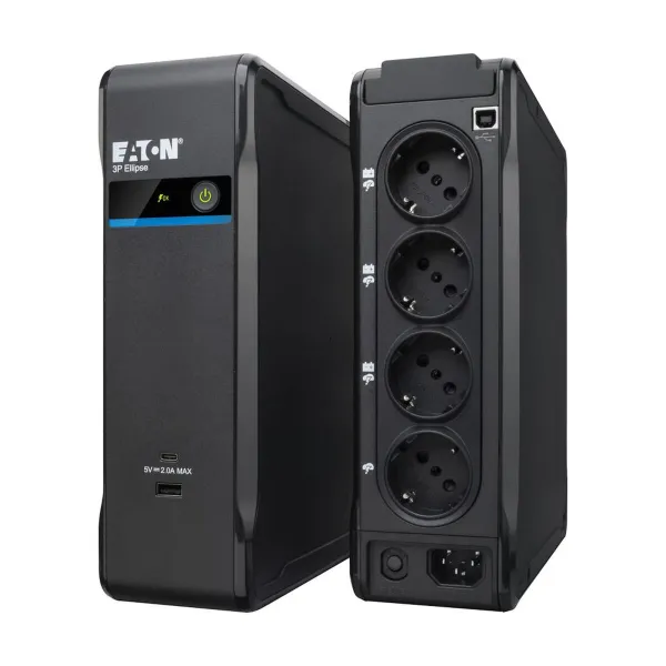 Nepārtrauktās Barošanas Sistēma Interaktīvā Barošanas Sistēma UPS Eaton 3P ELLIPSE 900 USB DIN 540W