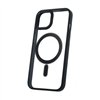 Satin Clear Mag -suojakuori iPhone 15 Pro Maxille 6,7 tuumalle, musta