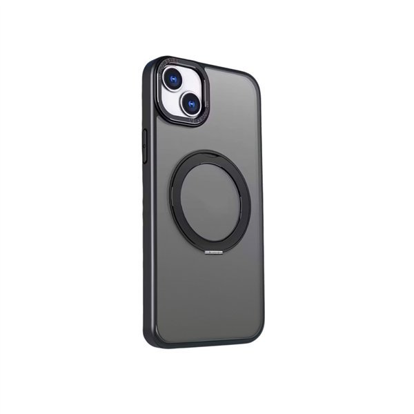 Mag Ring Rotating case for iPhone 15 Pro 6,1&quot black