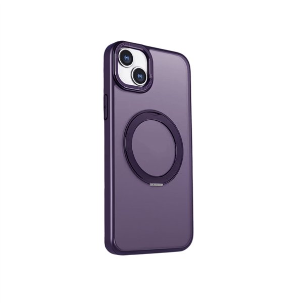 Mag Ring rotējošs maciņš iPhone 11, violets