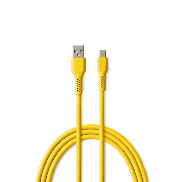 COLORUM kaapeli USB-A - USB-C 1,8m 3A CK60-AC-05 xKeltainen