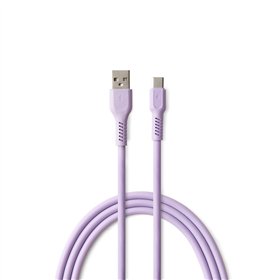 COLORUM laidas USB-A - USB-C 1,8m 3A CK60-AC-09 xLavenda