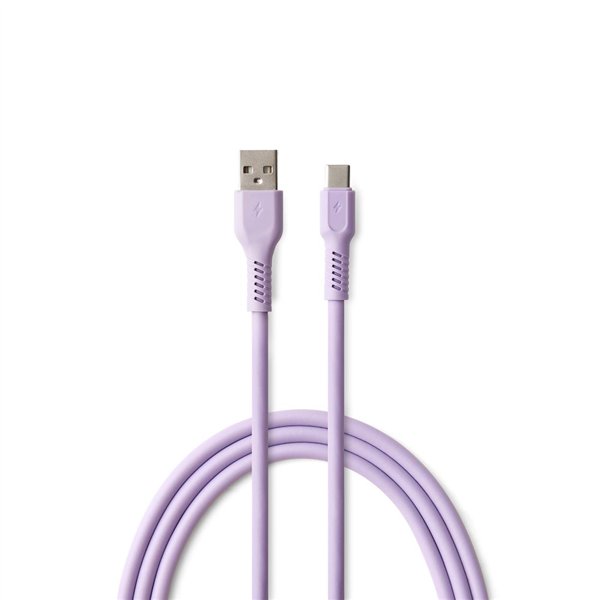 COLORUM cable USB-A - USB-C 1,8m 3A CK60-AC-09 xLavenda