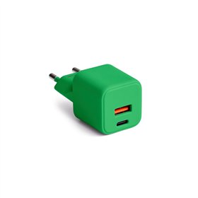 COLORUM sienas lādētājs USB-A + USB-C PD 30W CLS30-AC-04 xGreen