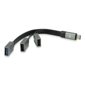 USB-разветвитель Conceptronic 110514407 Серый