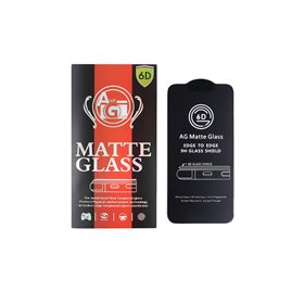 Закаленное стекло 6D матовое для iPhone 13 Mini 5.4'' черная рамка