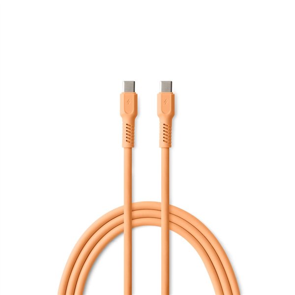 COLORUM cable USB-C - USB-C 1,8m 3A CK60-CC-14 x Peach Fuzz