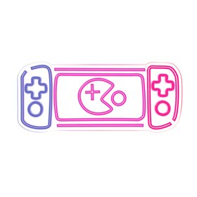 Neon PLEXI LED -pelikonsoli, monivärinen, FPNE27, Forever Light