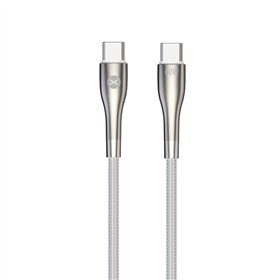 Forever Sleek cable USB-C - USB-C 2,0 m 60W white