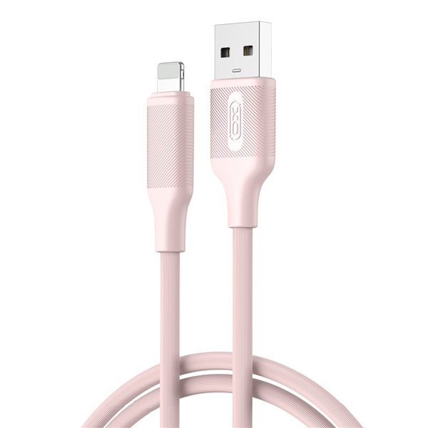 XO cable NB265 USB - Lightning 1,0m 2,4A pink