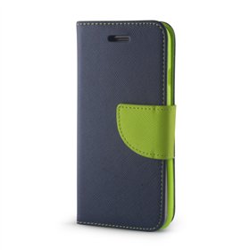 Älykäs Fancy-suojakuori Motorola Moto E13:lle vihreänsininen