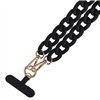 Phone chain long matte black