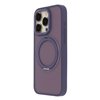 Saugus besisukančio mago dėklas, skirtas iPhone 15 Pro Max 6,7 colio, violetinis