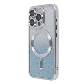 SparkleFlex Mag Case for iPhone 15 Pro 6,1&quot silver gradient