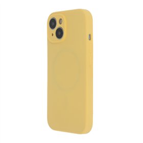 Мягкий чехол Magnet для iPhone 13 6,1" пастельно-желтый