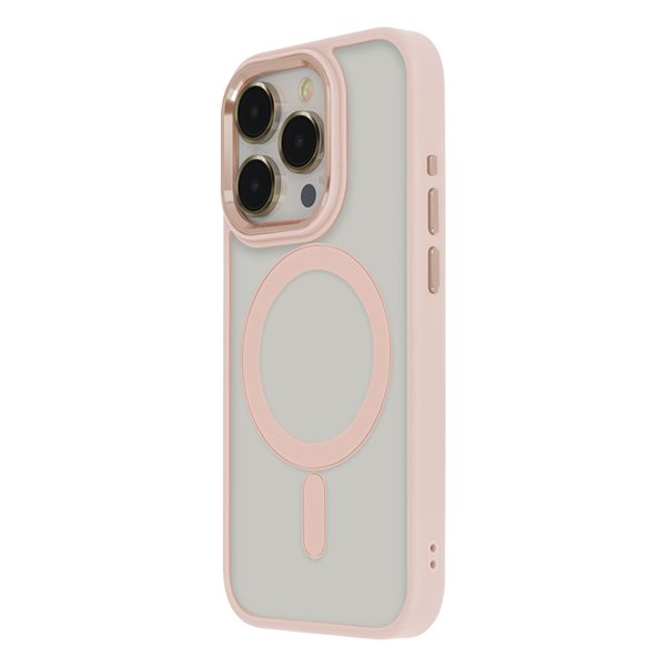 Чехол Satin Elegant Mag Case для iPhone 14 Pro 6,1&quot, розовый