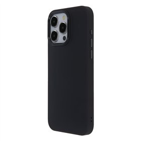 Satīna elegants maciņš iPhone 15 Pro Max 6,7" melns
