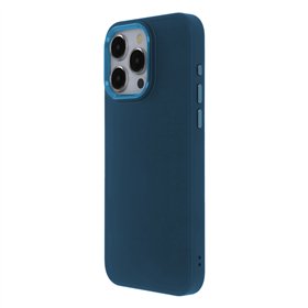 Чехол Satin Elegant для iPhone 15 6,1&quot темно-синий