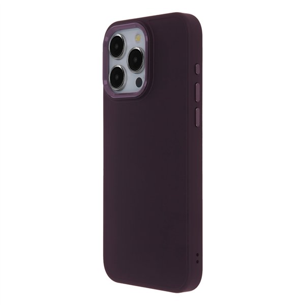 Satin Elegant dėklas iPhone 15 Plus 6,7" bordo spalvos