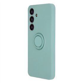 Samsung Galaxy A14 4G / A14 5G dėklas su piršto formos žiedu, šviesiai žalias
