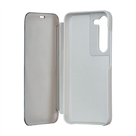 Fold Mirror View Case for Samsung Galaxy S23 silver