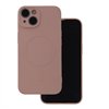Yksinkertainen Color Mag -suojakuori iPhone 15 Pro Maxille 6,7 tuumalle, pinkki
