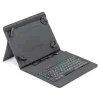 Bluetooth Klaviatuur, millel on Tahvelarvuti Tugi Maillon Technologique MTKEYUSBPR3 Hispaaniakeelne Qwerty