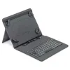 Bluetooth Klaviatuur, millel on Tahvelarvuti Tugi Maillon Technologique MTKEYUSBPR3 Hispaaniakeelne Qwerty
