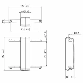 Pirkstu tvēriena maciņš iPhone 15 Pro 6,1" dzeltenam