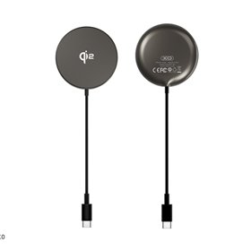 XO wireless inductive charger QI2 CX029 magnetic black